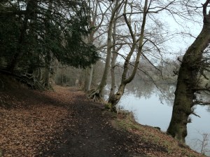 Path beside the Dee
