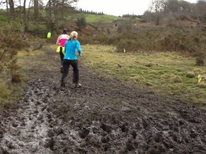 Muddy sections not up to Beast standards!