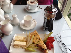 Curd Cheesecake & Coffee - Lovely!